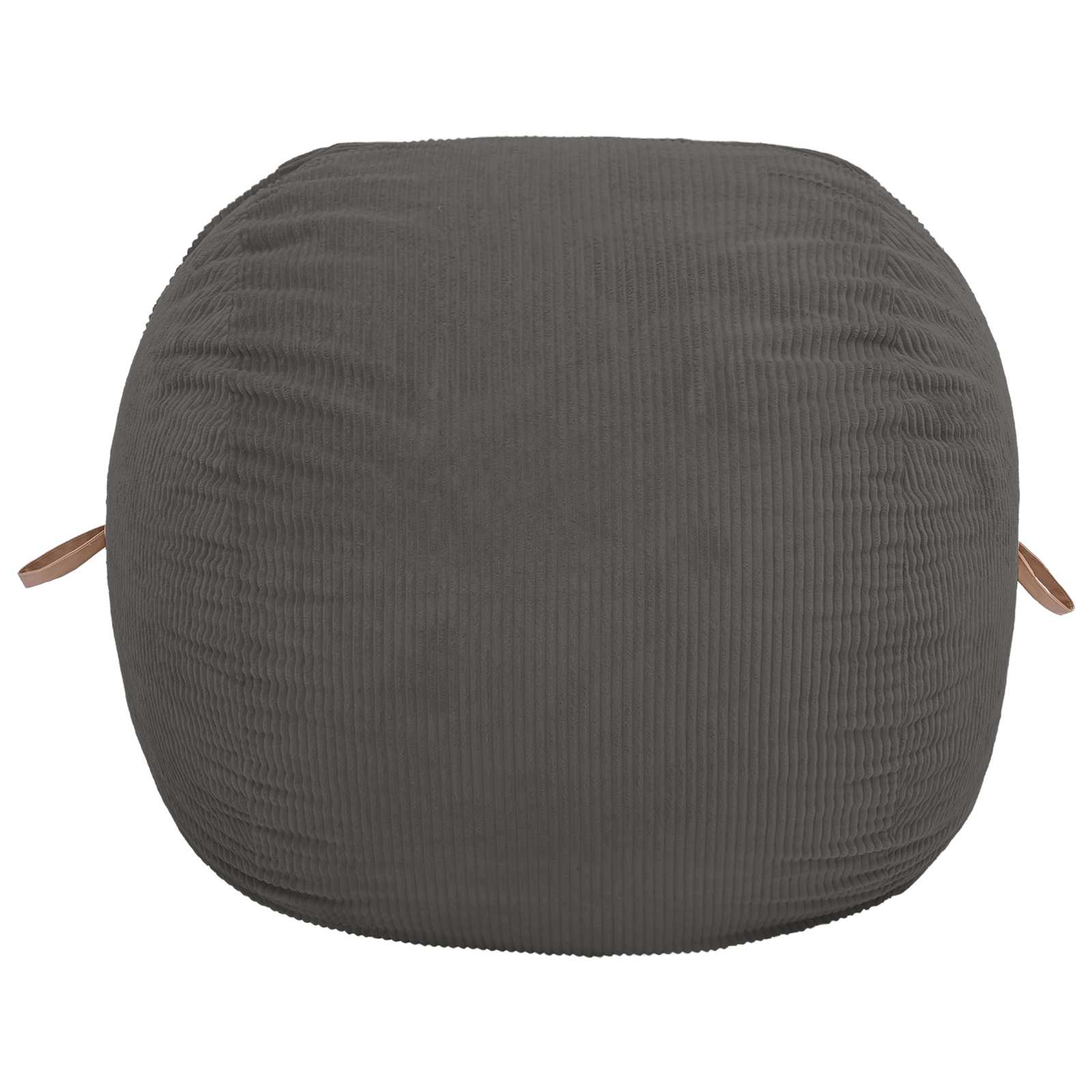 vidaXL Zitzakstoel Donkergrijs 124 x 96 x 96 cm corduroy, foto 2