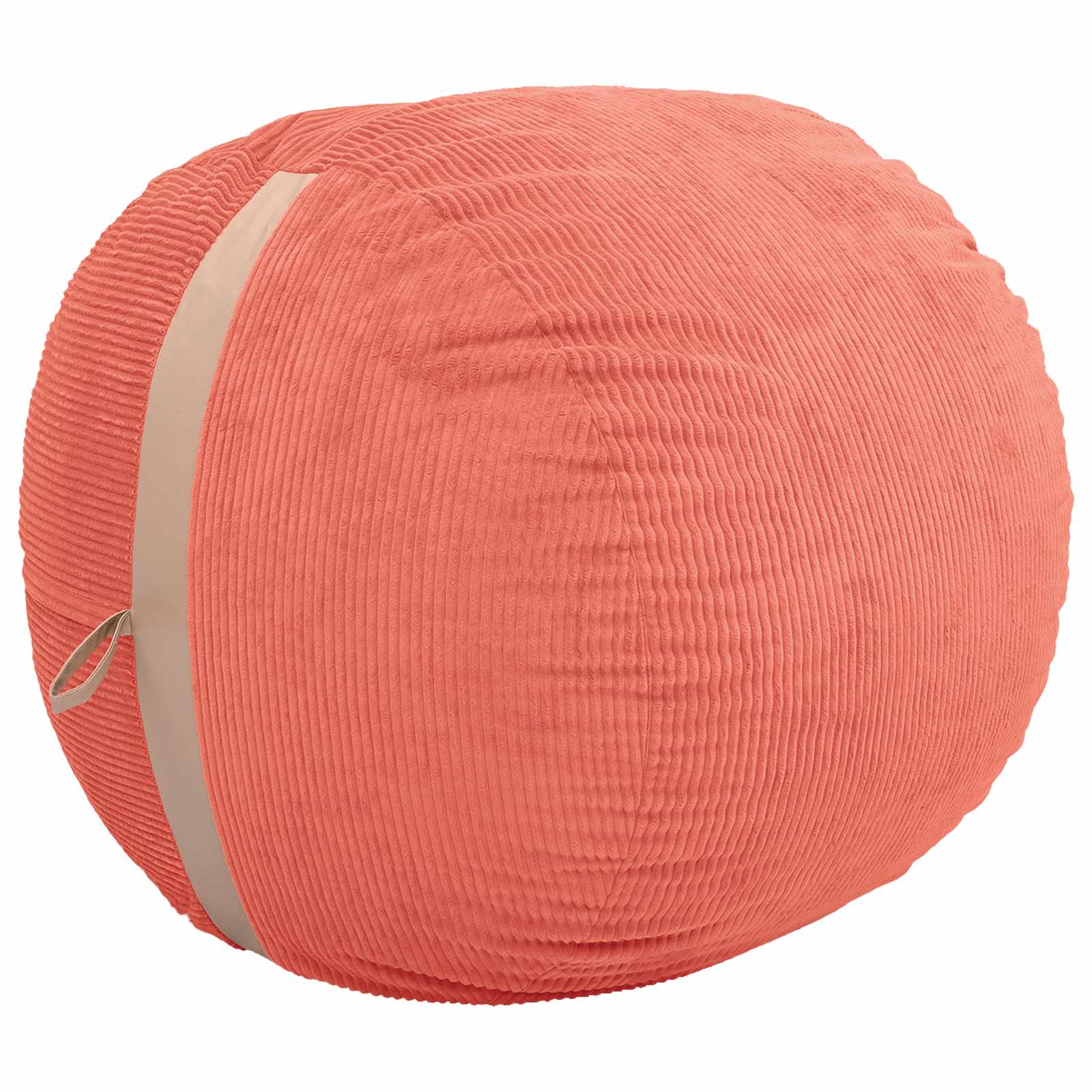 vidaXL Zitzakstoel Rood-oranje 124 x 96 x 96 cm corduroy, foto 3
