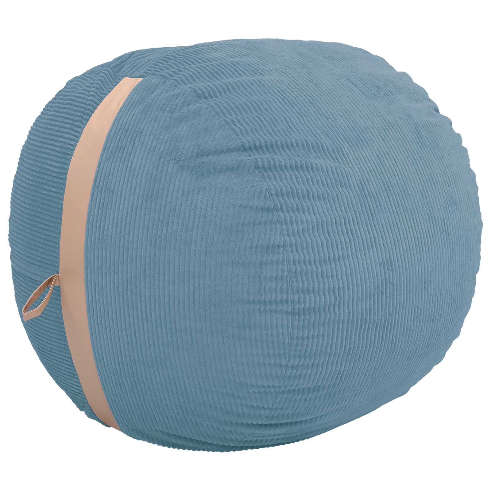 vidaXL Zitzakstoel Blauw 124 x 96 x 96 cm corduroy, foto 3