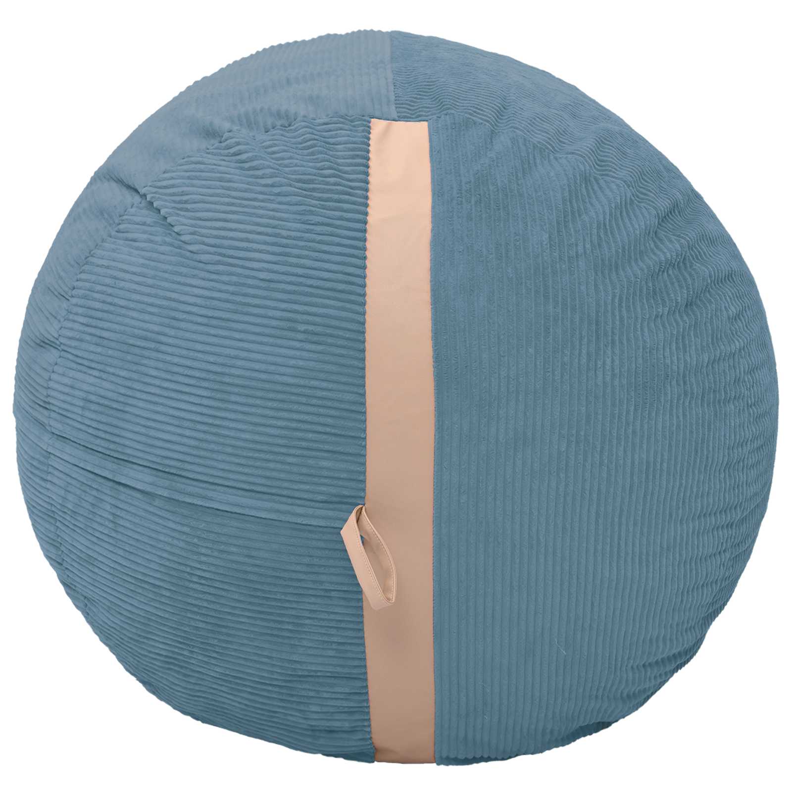 vidaXL Zitzakstoel Blauw 124 x 96 x 96 cm corduroy, foto 4