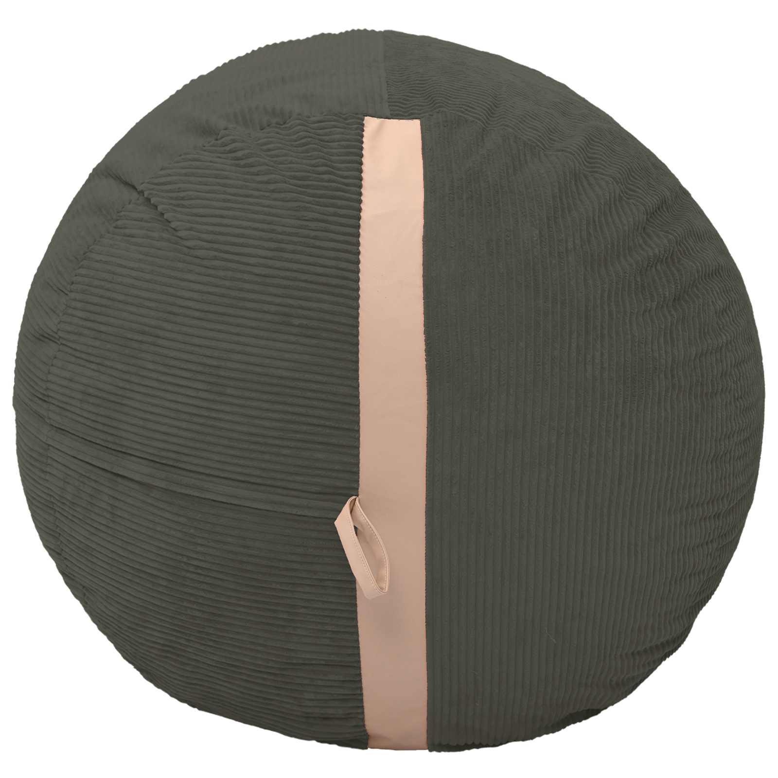 vidaXL Zitzakstoel Antraciet 124 x 96 x 96 cm corduroy, foto 4