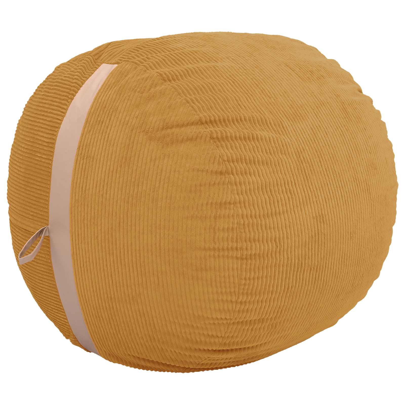 vidaXL Zitzakstoel Geel 124 x 96 x 96 cm corduroy, foto 3