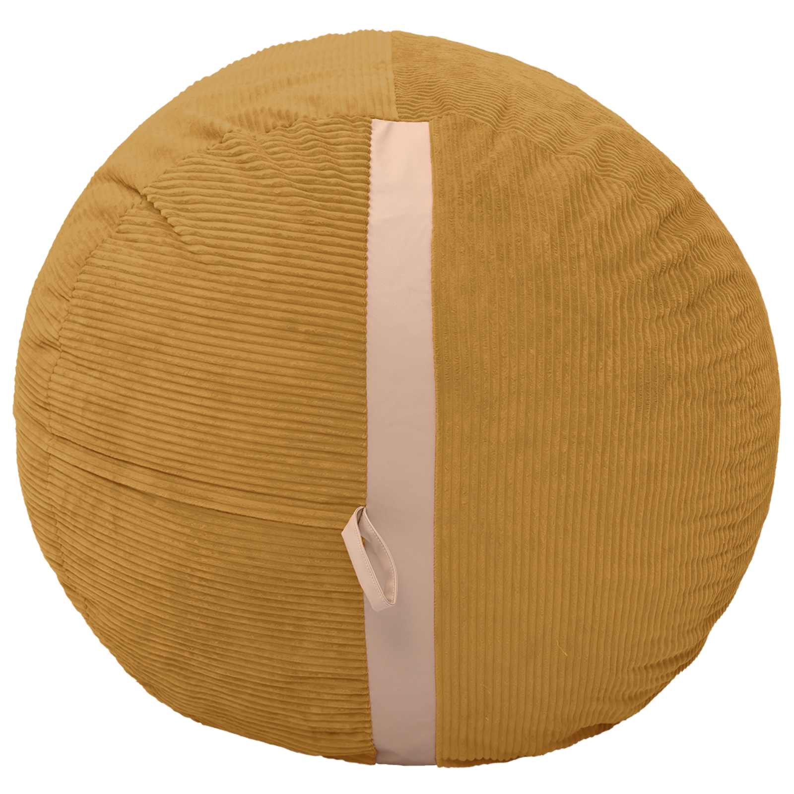 vidaXL Zitzakstoel Geel 124 x 96 x 96 cm corduroy, foto 4