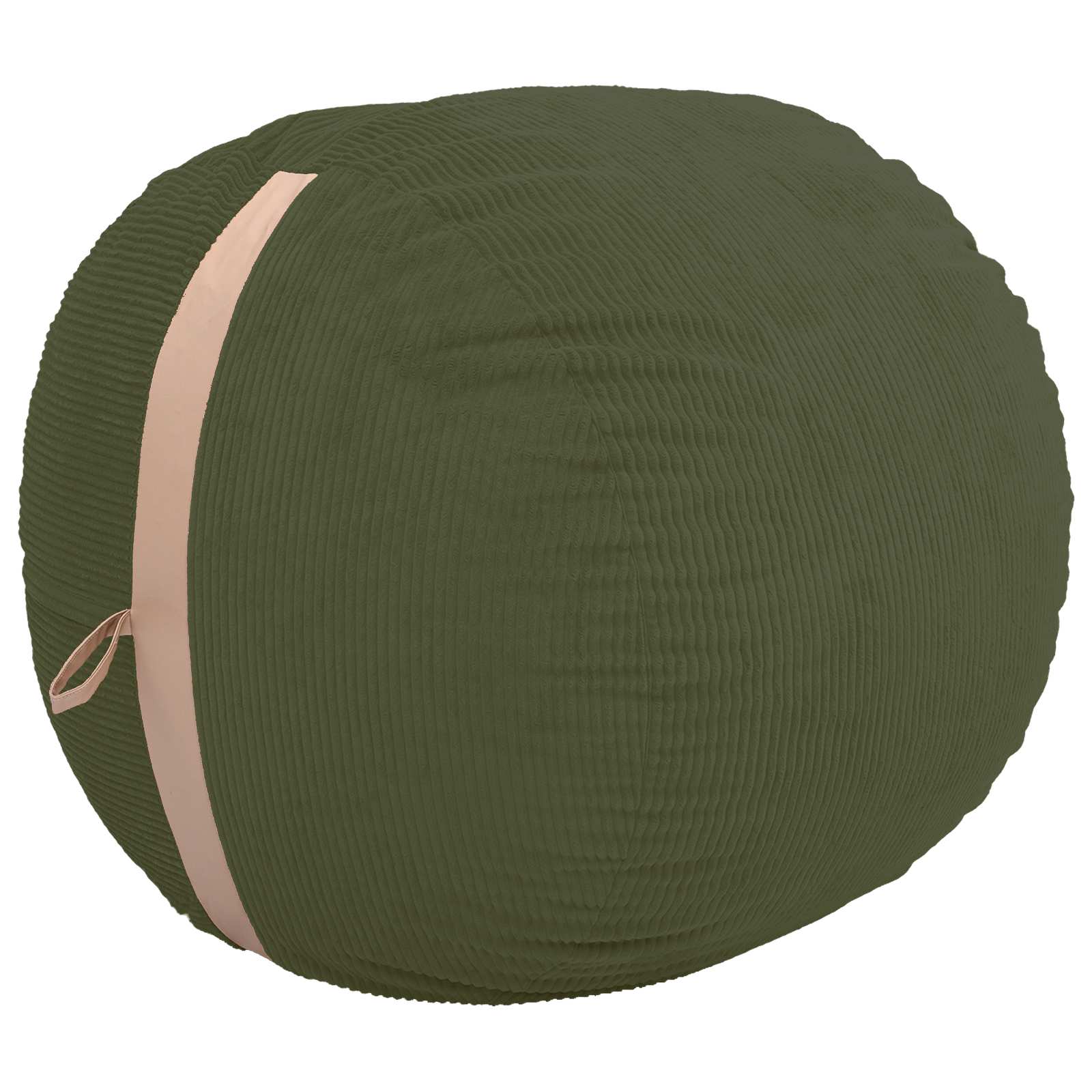 vidaXL Zitzakstoel Groen 124 x 96 x 96 cm corduroy, foto 3