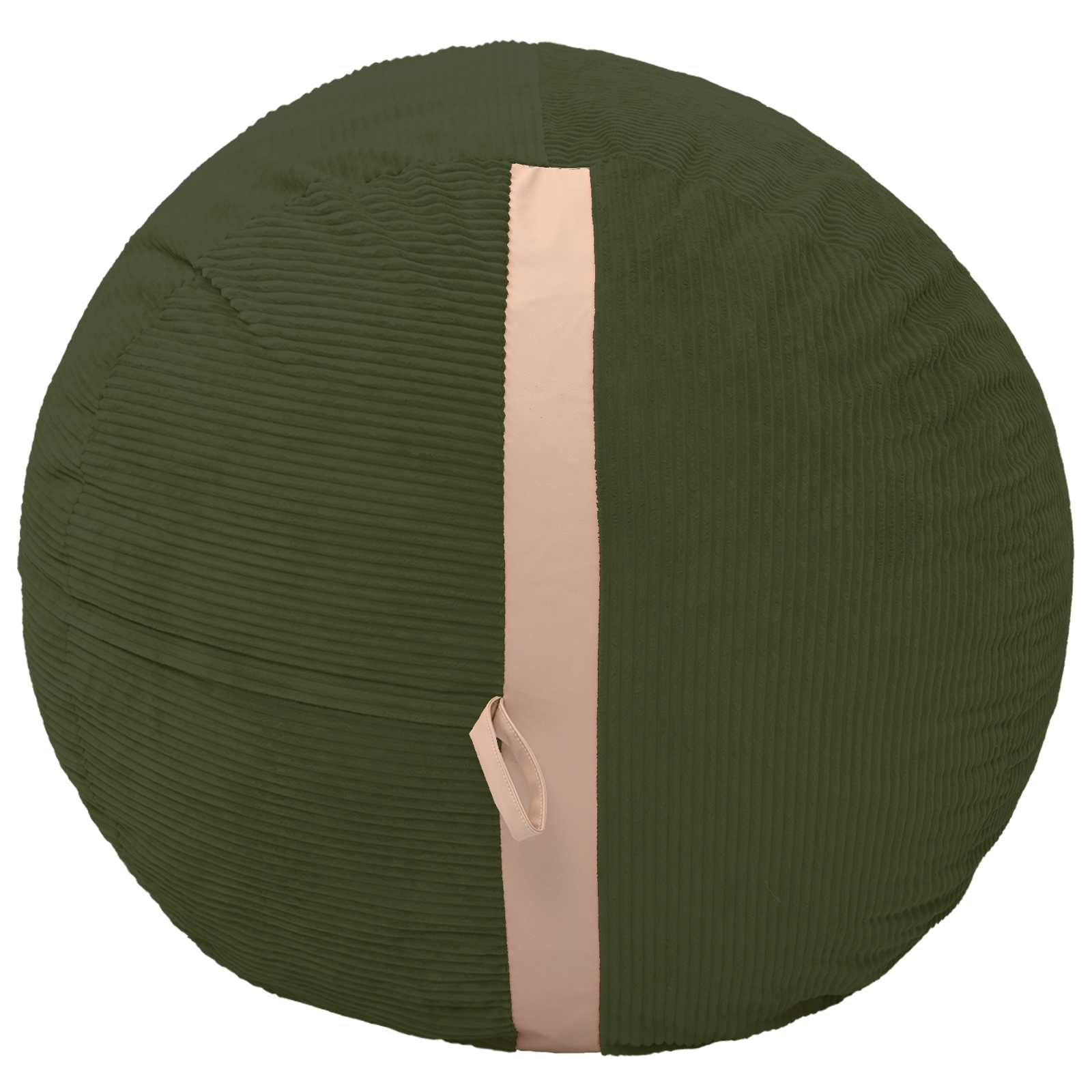 vidaXL Zitzakstoel Groen 124 x 96 x 96 cm corduroy, foto 4