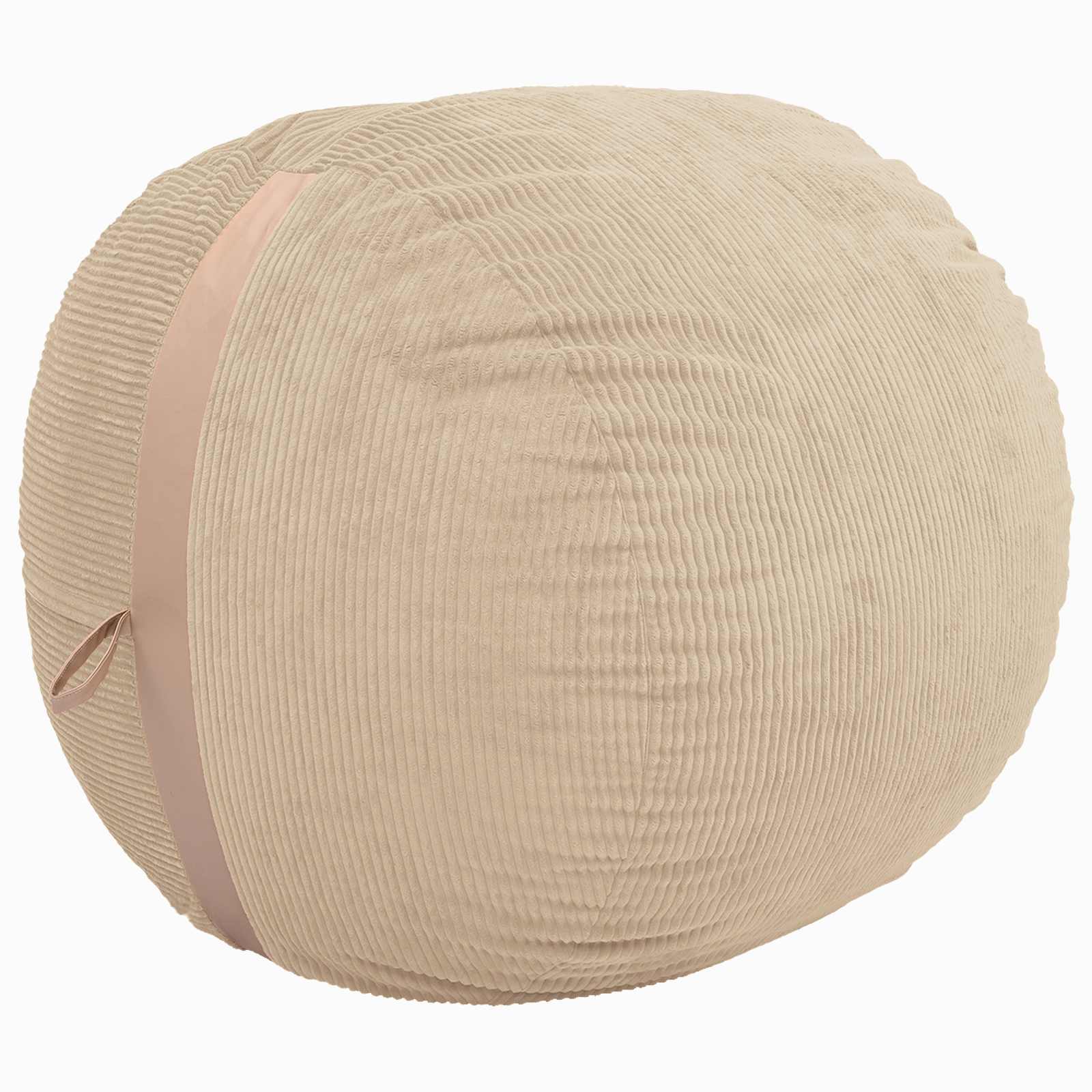 vidaXL Zitzakstoel Taupe 124 x 96 x 96 cm corduroy, foto 3