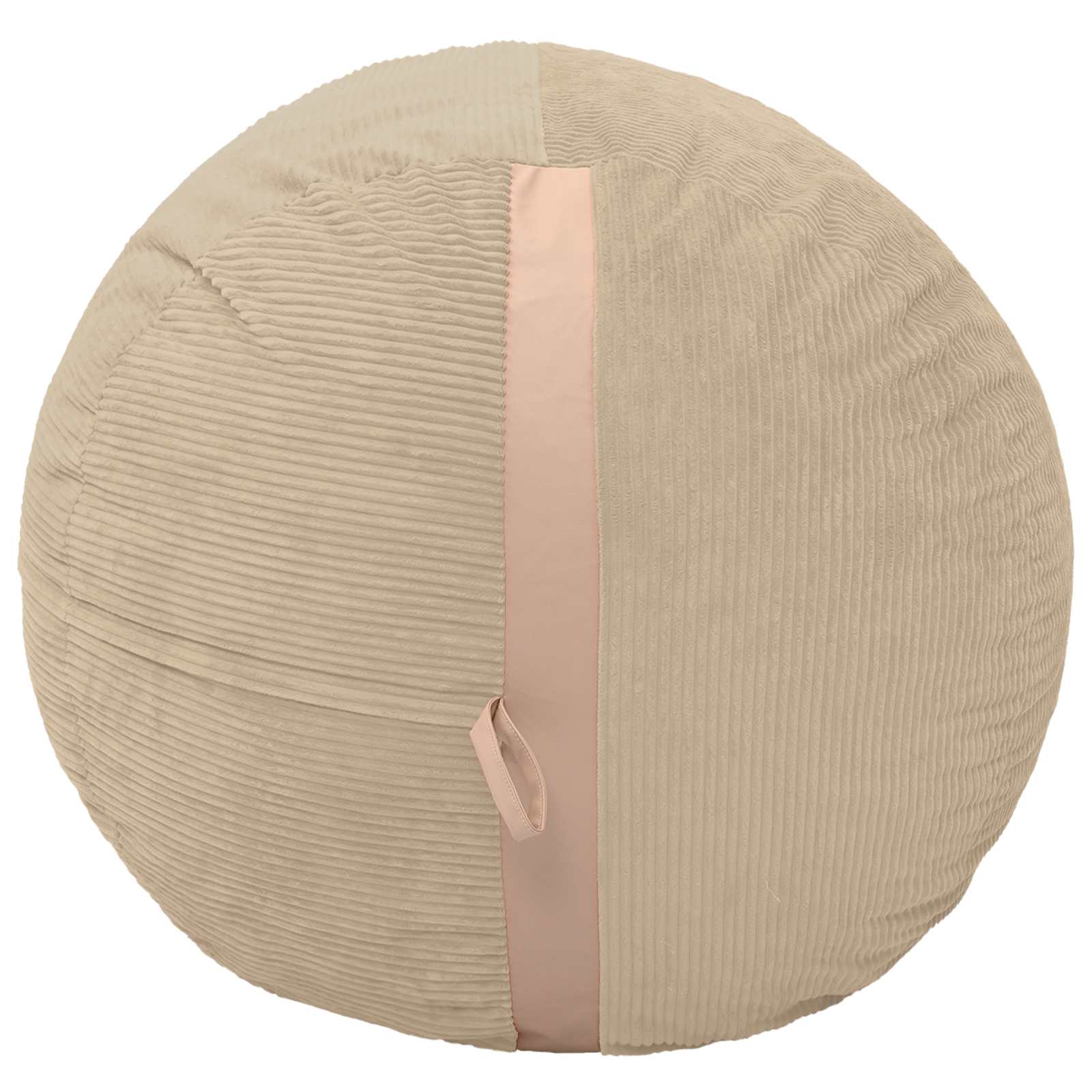 vidaXL Zitzakstoel Taupe 124 x 96 x 96 cm corduroy, foto 4