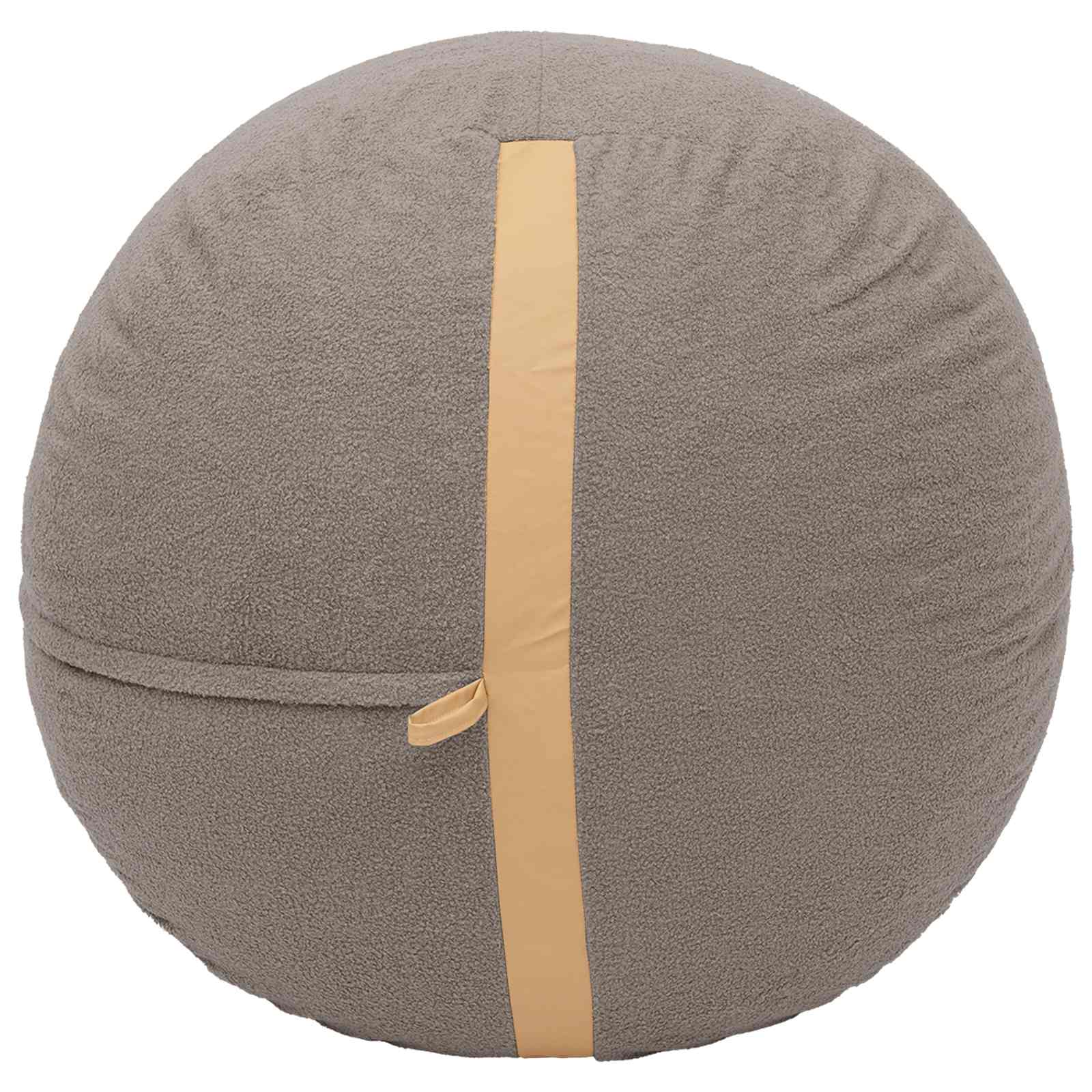 vidaXL Zitzakstoel Lichtgrijs 124 x 96 x 96 cm corduroy, foto 4