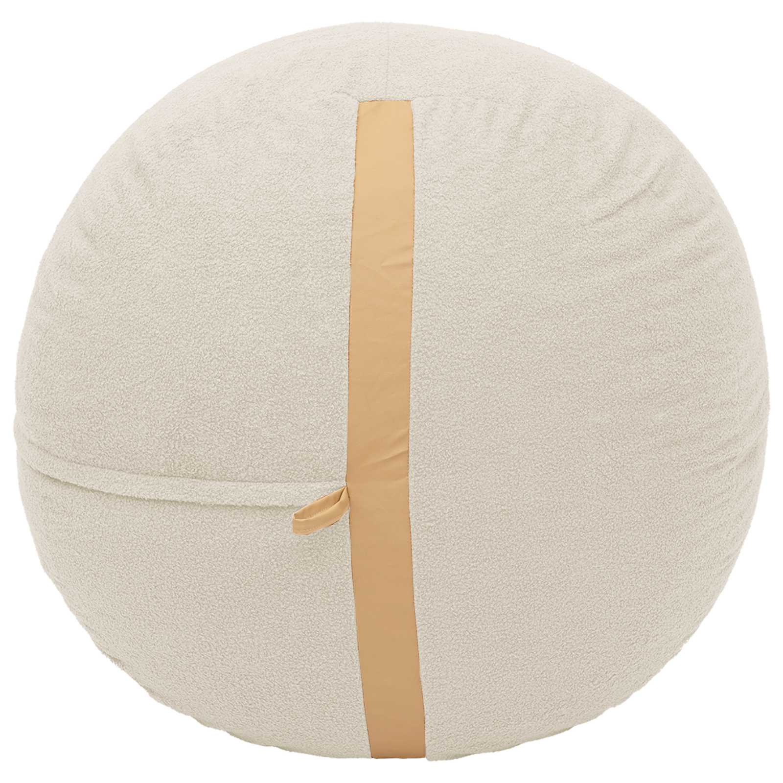 vidaXL Zitzakstoel Crèmekleurig 124 x 96 x 96 cm corduroy, foto 4