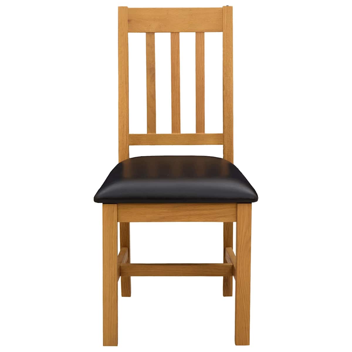 Spisestuestol VENLO 2 stk. Massivt Eg Træ 45 x 53 x 92 cm - Billede 4