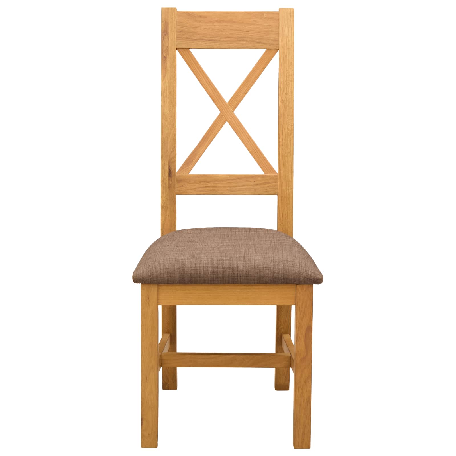 Eetkamerstoel 2 pcs Massief Eikenhout Grijs 45 x 54 x 105 cm image 2