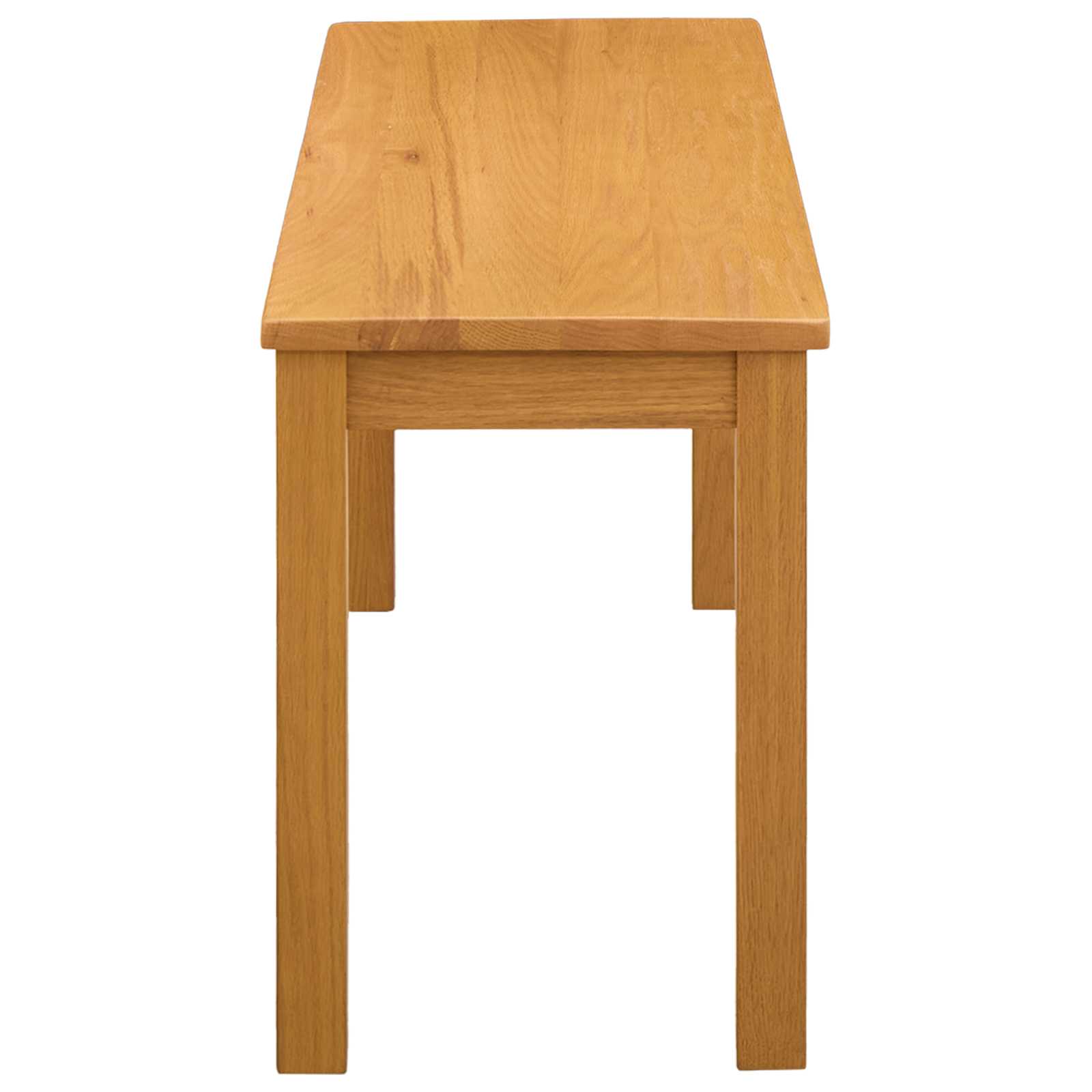Eetbank 95 x 32 x 45 cm Massief Eikenhout Naturel image 3