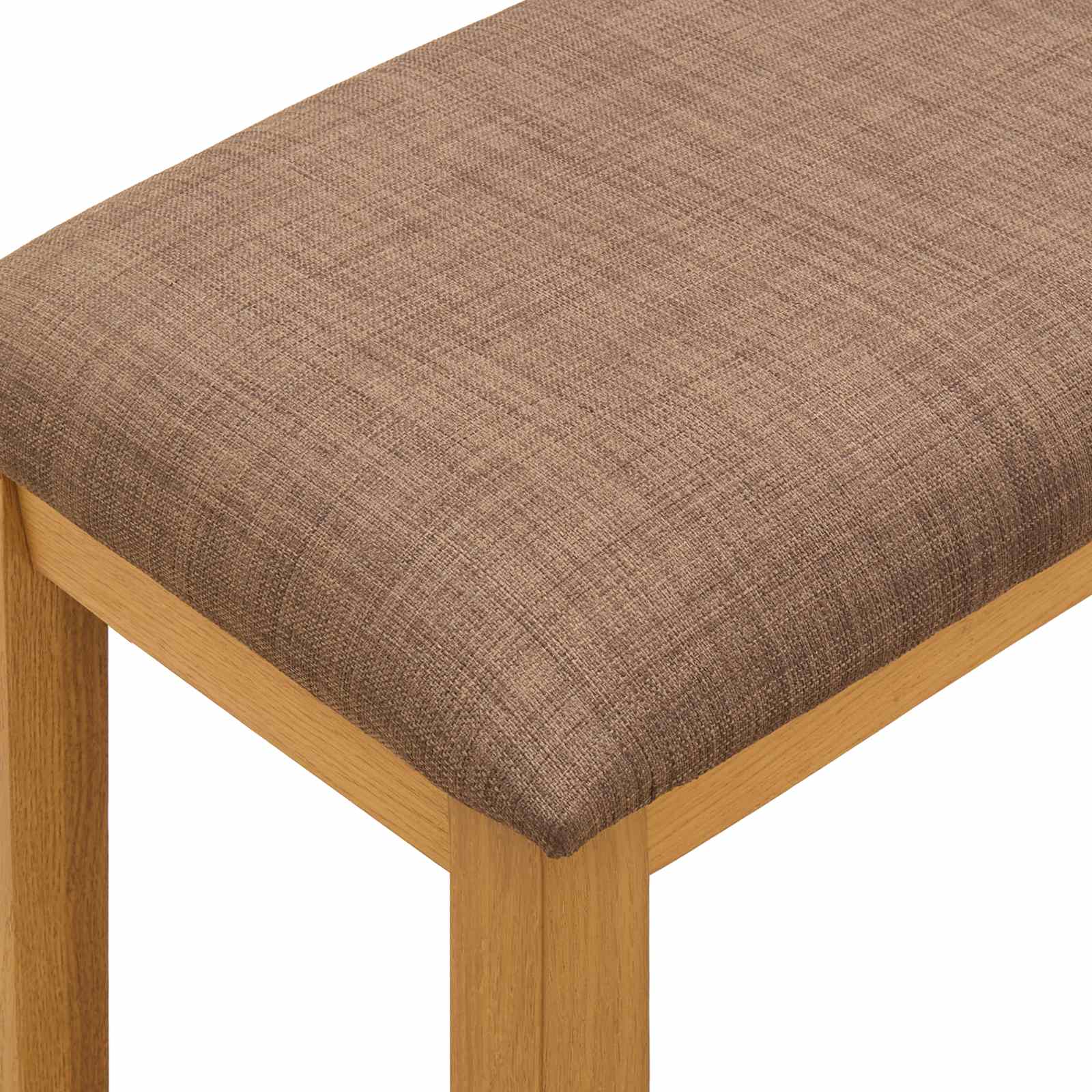 Eetbank 95 x 32 x 45 cm Massief Eikenhout Grijs image 4