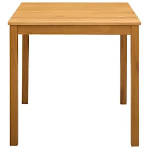 Jídelní stůl 75 x 75 x 75,5 cm Masivní dubové dřevo Přírodní - obrázek 3