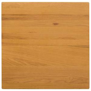 Jídelní stůl 75 x 75 x 75,5 cm Masivní dubové dřevo Přírodní - obrázek 5