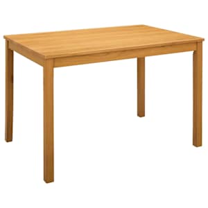 vidaXL S&ouml;&ouml;gilaud 110 x 75 x 75 cm Tugev Tamme Puit Naturaalne