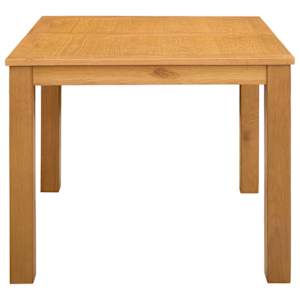 Jídelní stůl 90 x 90 x 75 cm Masivní dubové dřevo Přírodní - obrázek 3