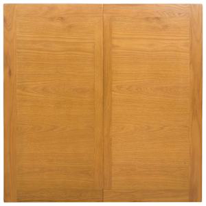 Jídelní stůl 90 x 90 x 75 cm Masivní dubové dřevo Přírodní - obrázek 5