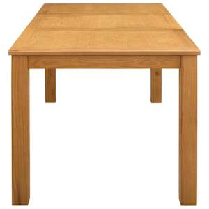 Jídelní stůl 150 x 85 x 75 cm Masivní dubové dřevo Přírodní - obrázek 3
