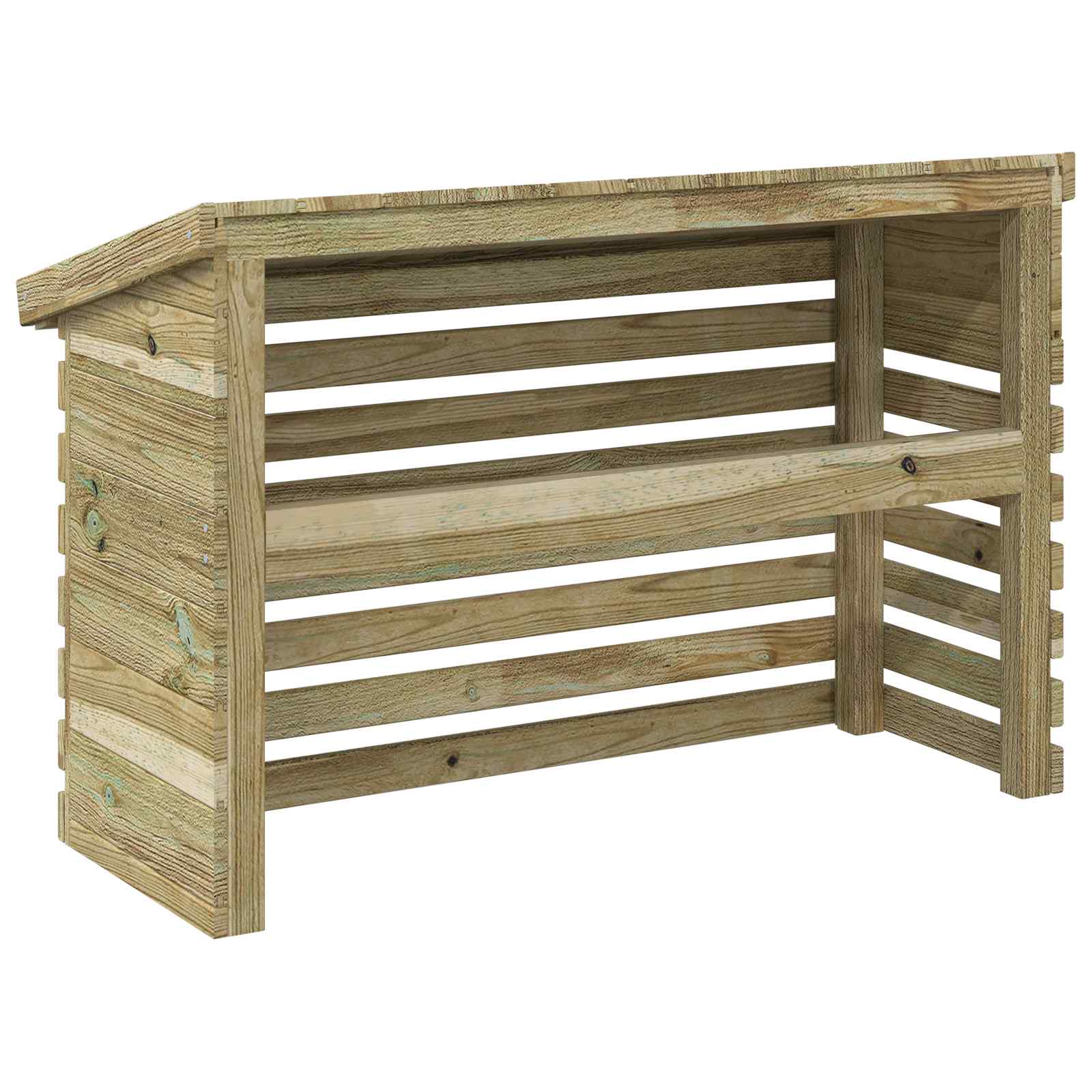 Omkasting voor airconditioner 90x40x60 cm Geïmpregneerd grenenhout image 5