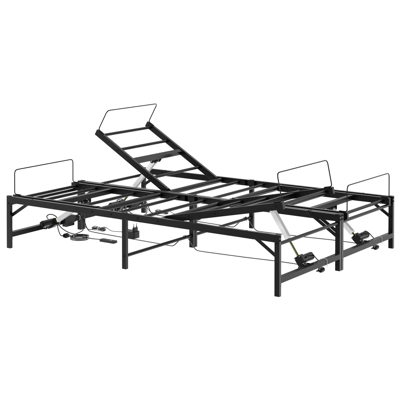 Sähkösäätöinen sänky runko Musta 5FT King Size Teräs - Image 2