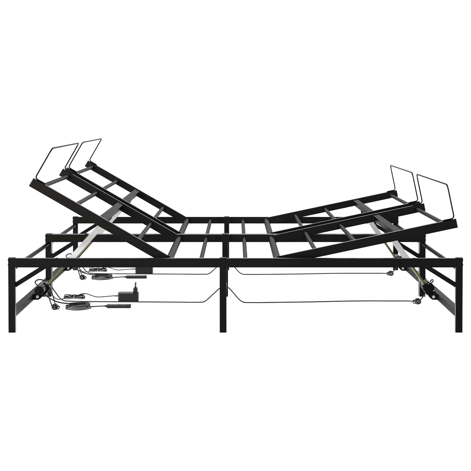 Sähkösäätöinen sänky runko Musta 90 x 213 cm Teräs - Image 7