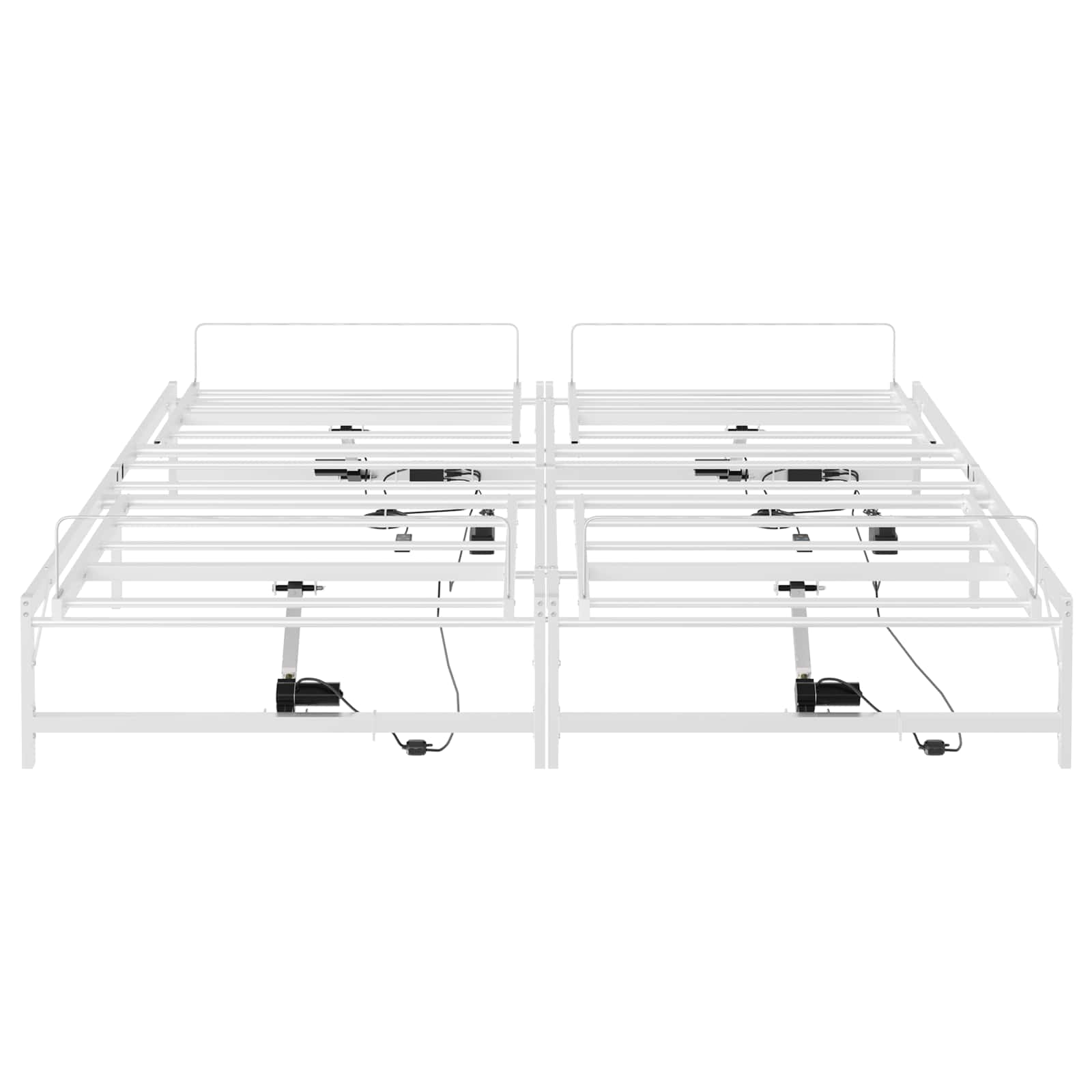 Sähkösäätöinen sänky runko valkoinen 90 x 213 cm Teräs - Image 6