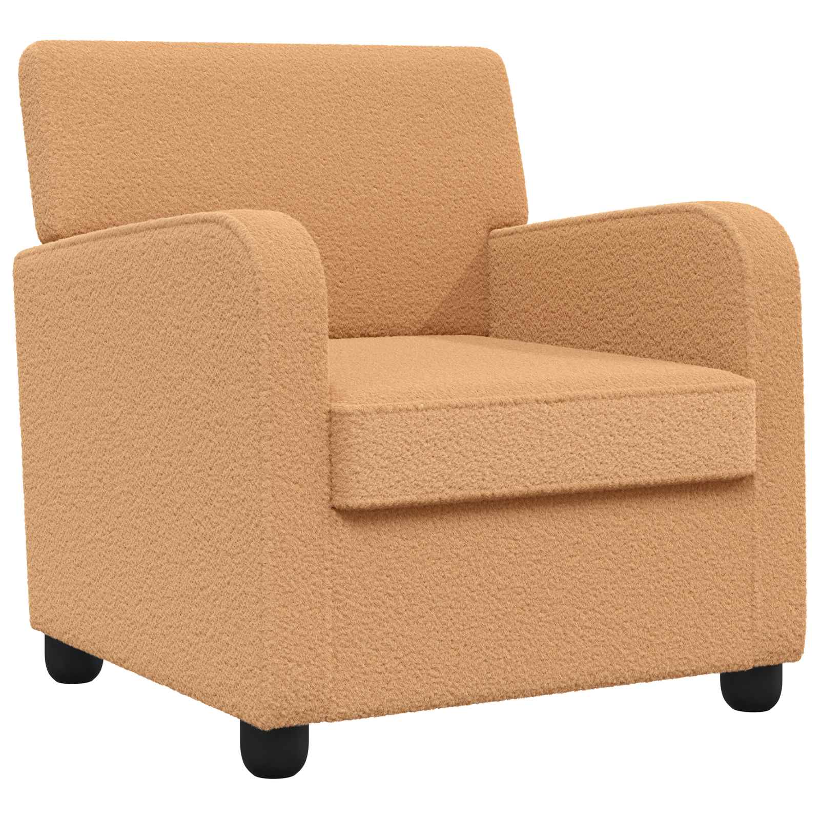 vidaXL Sessel Beige Lammfell-Imitat – Bild 2