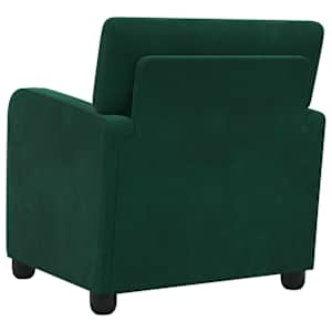 křeslo Tmavě zelená Samet - obrázek 5
