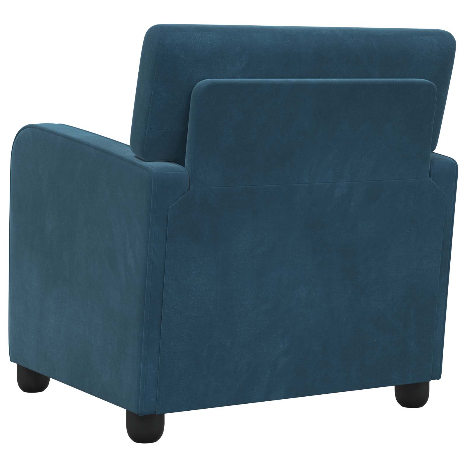 Fauteuil Blauw fluweel - Afbeelding 5
