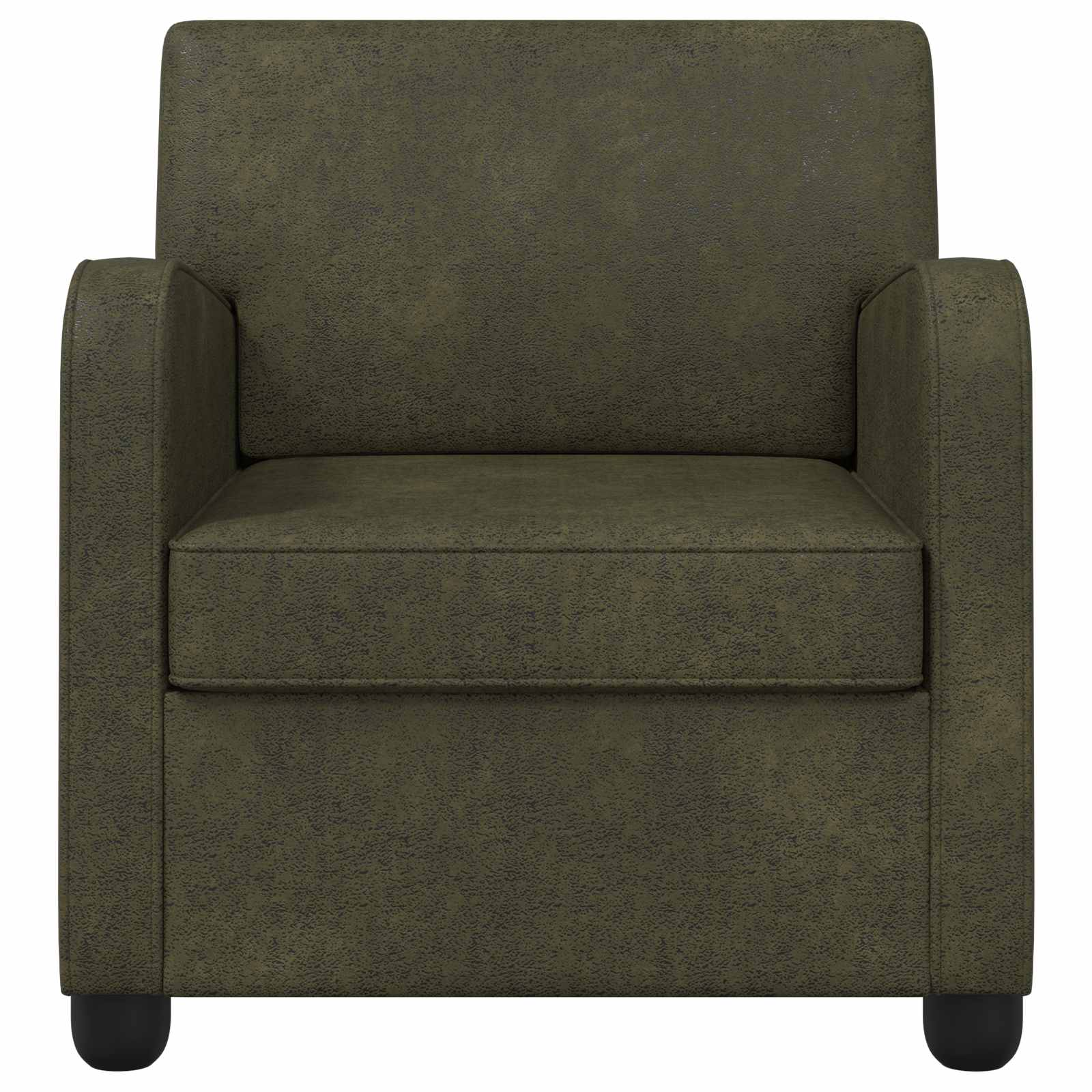 vidaXL Sessel Olivegrün Kunstwildleder – Bild 3