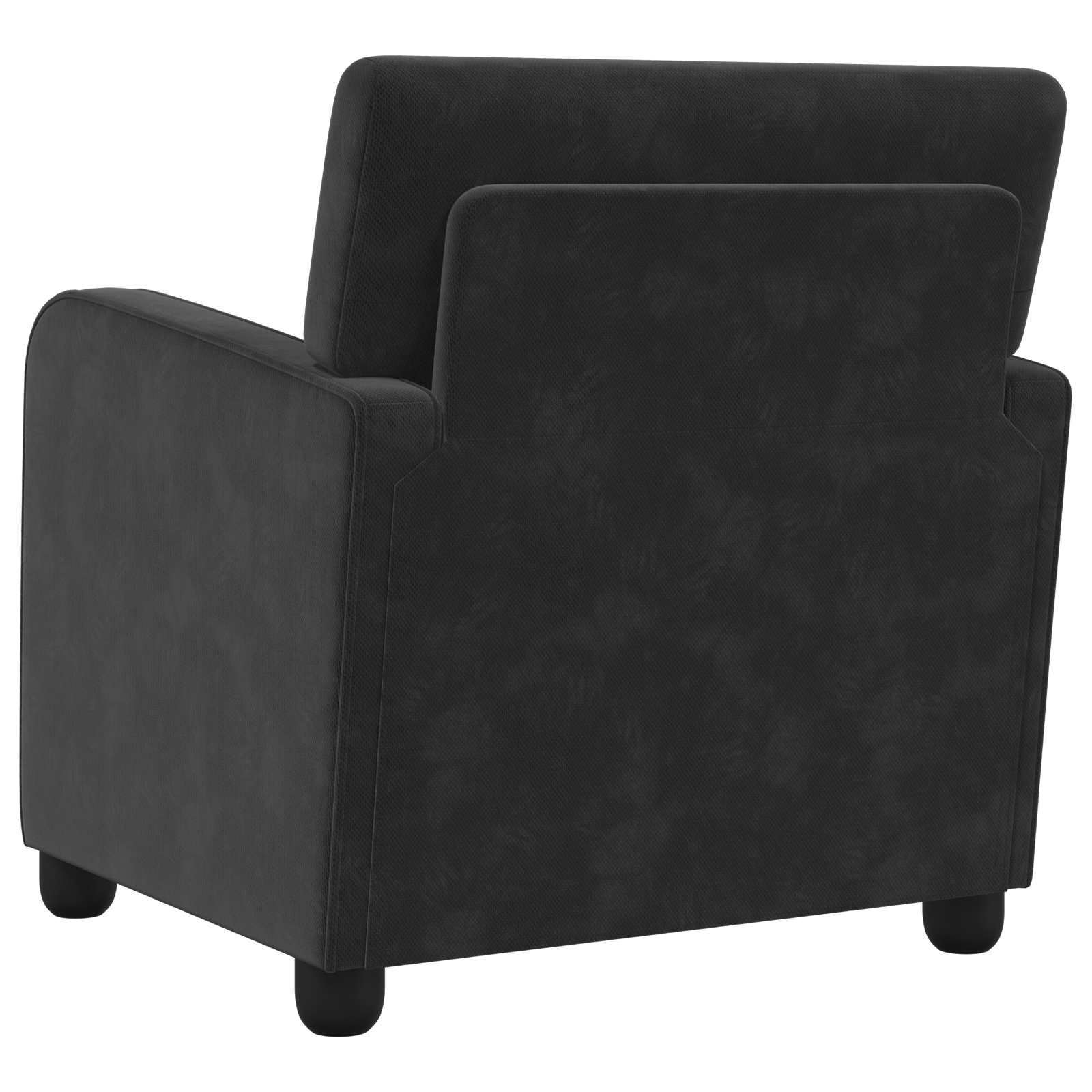 Fauteuil Zwart fluweel - Afbeelding 5