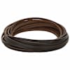 vidaXL Nahk Rihm 1 Tume pruun 200 x 0,3 cm Nahk