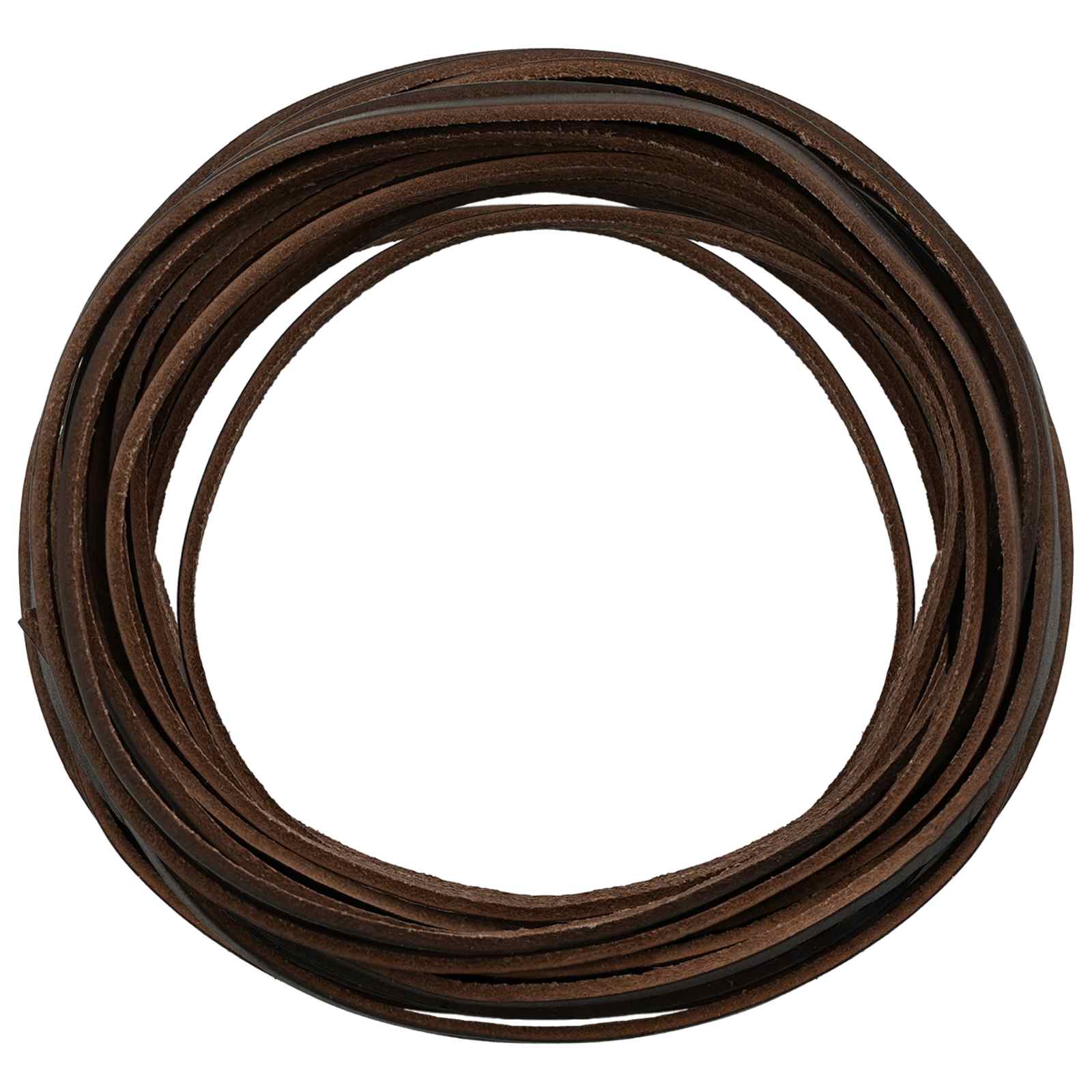 Usnjeni trak Temno rjava 200 x 0,4 cm Usnje - slika 3
