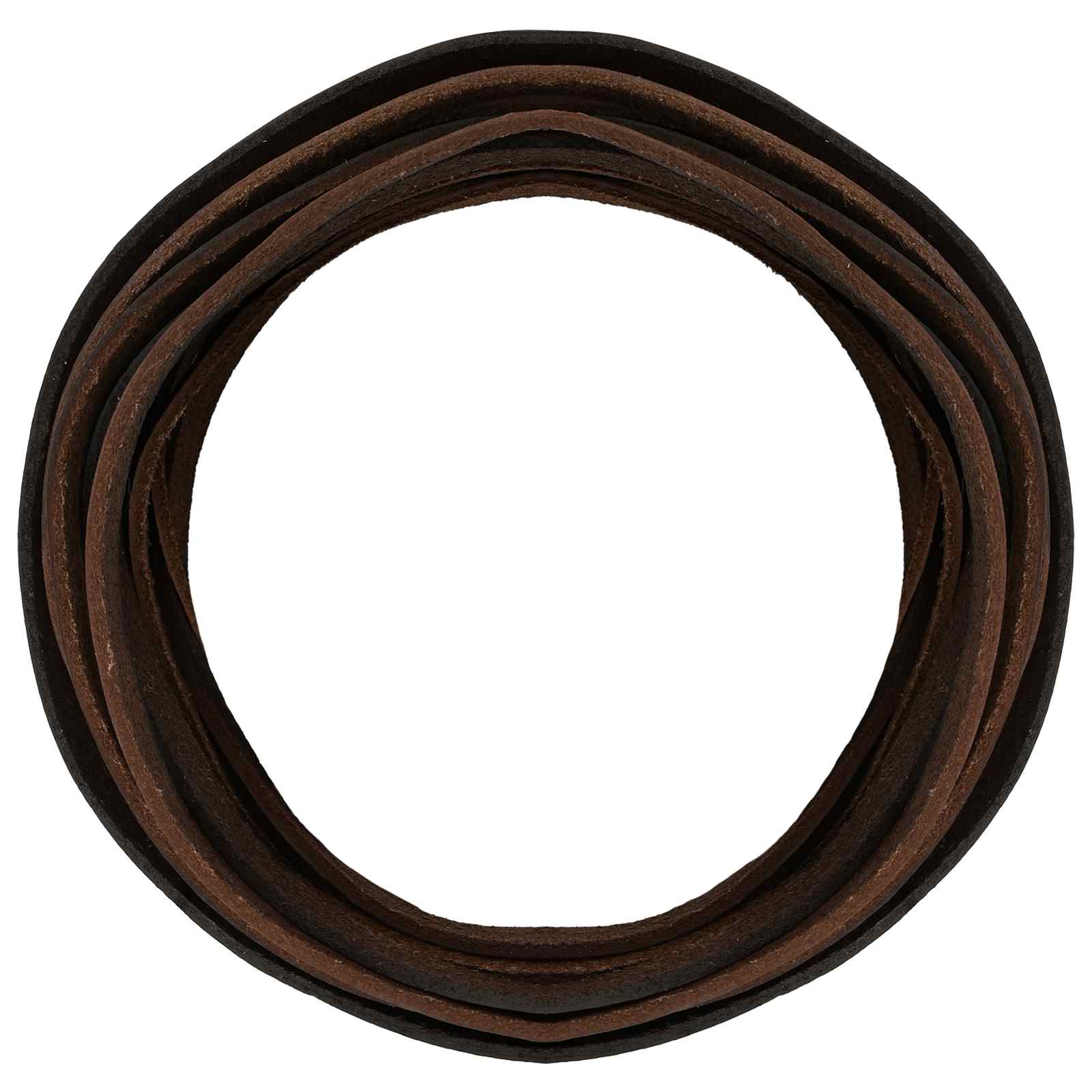 Usnjeni trak Temno rjava 200 x 0,5 cm Usnje - slika 3