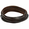 vidaXL Nahk Rihm 1 Tume pruun 500 x 0,8 cm Nahk