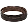 vidaXL Nahk Rihm 1 Tume pruun 500 x 1,5 cm Nahk