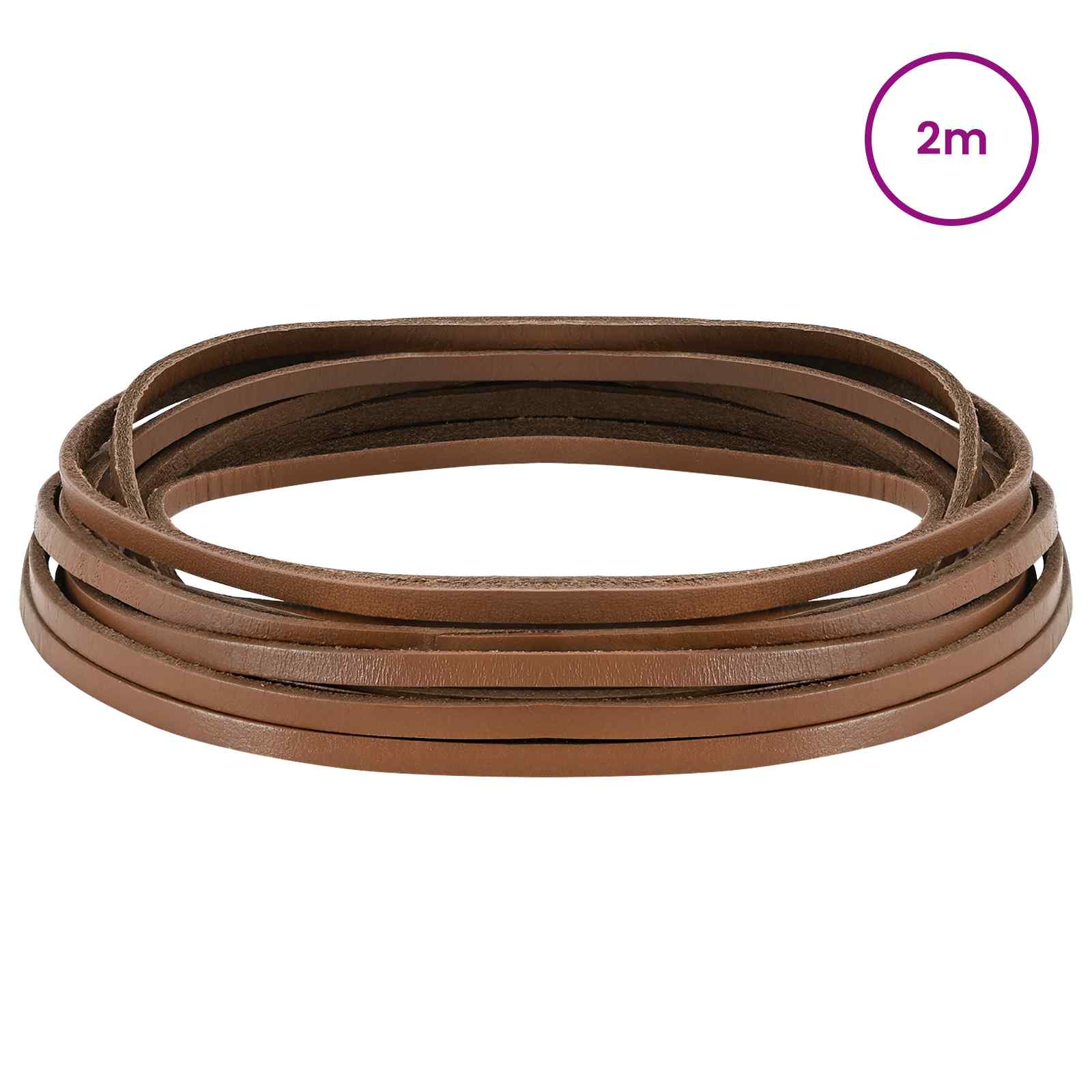 Usnjeni trak Rjava 200 x 0,4 cm Usnje - slika 2