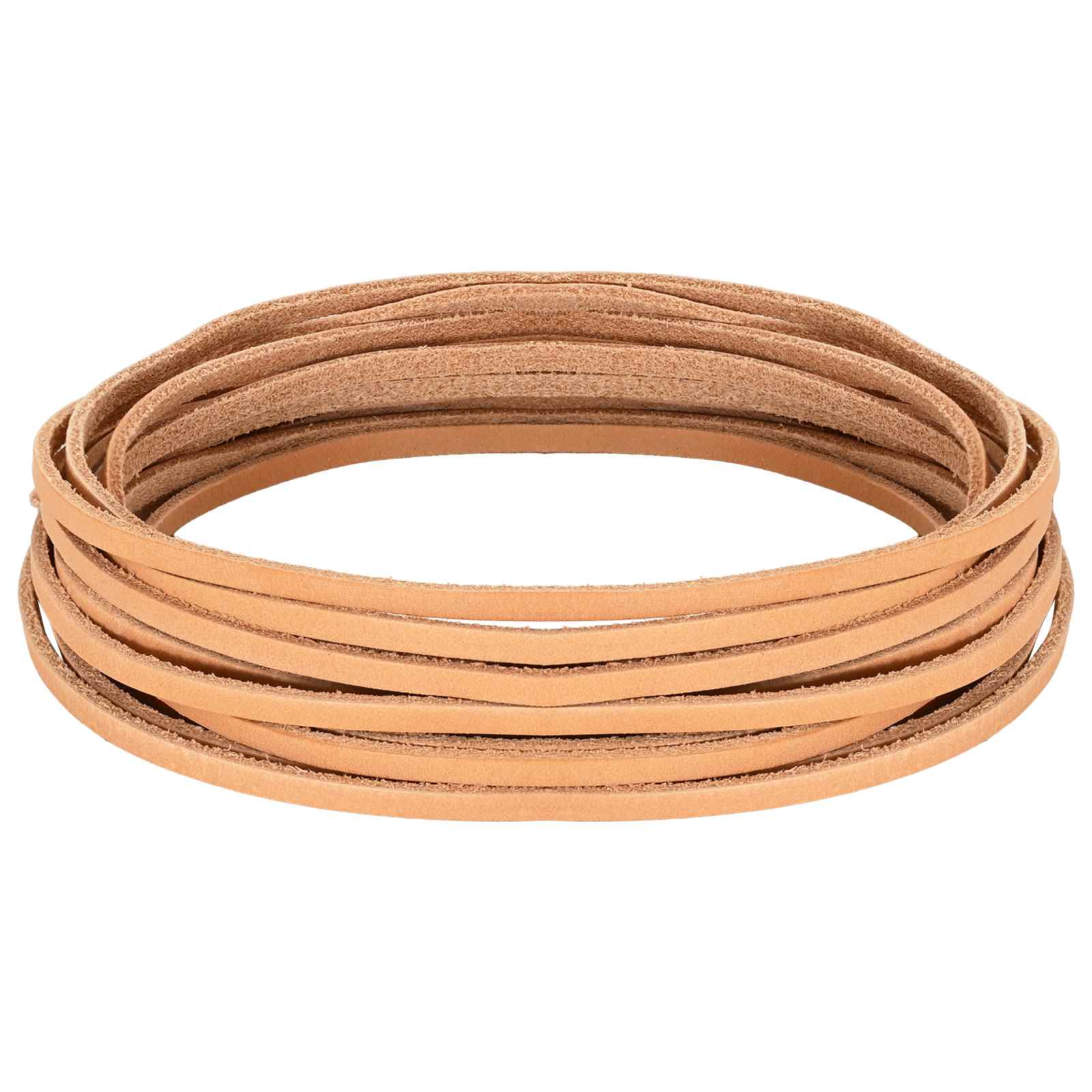 vidaXL Curea Din Piele Maro deschis 200 x 0,3 cm Piele
