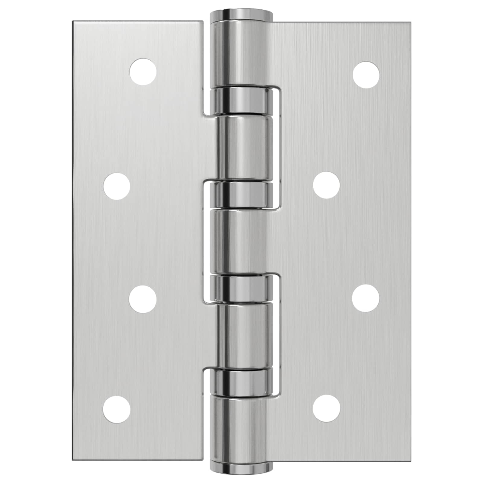 Tečaj 4 kos 100 x 78 x 13 mm Srebrna Jeklo