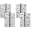 vidaXL Hing 4 tk 100 x 78 x 13 mm H&otilde;bedane Teras