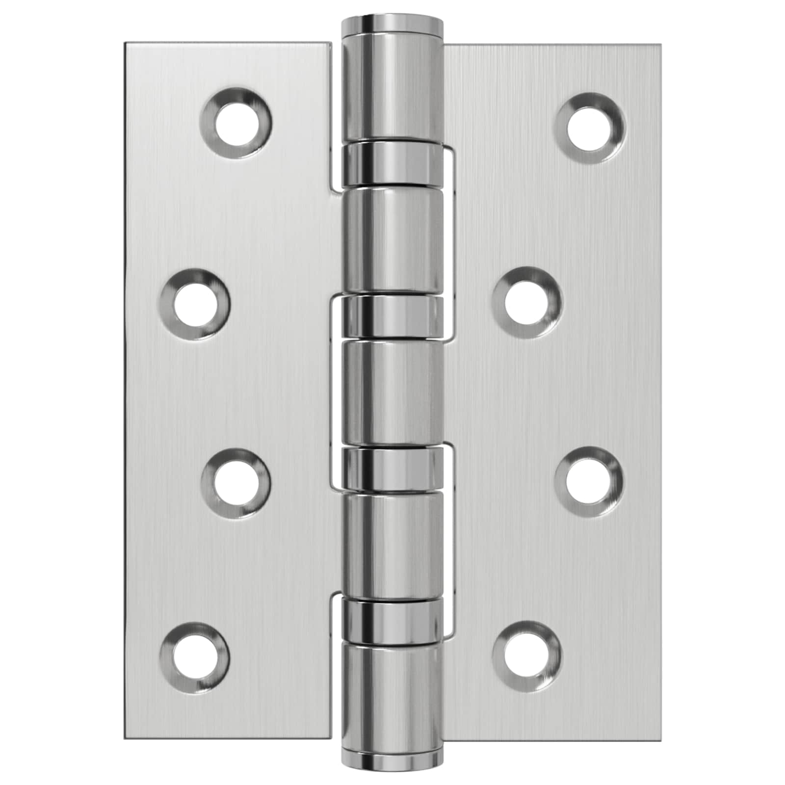 Tečaj 4 kos 100 x 78 x 13 mm Srebrna Jeklo
