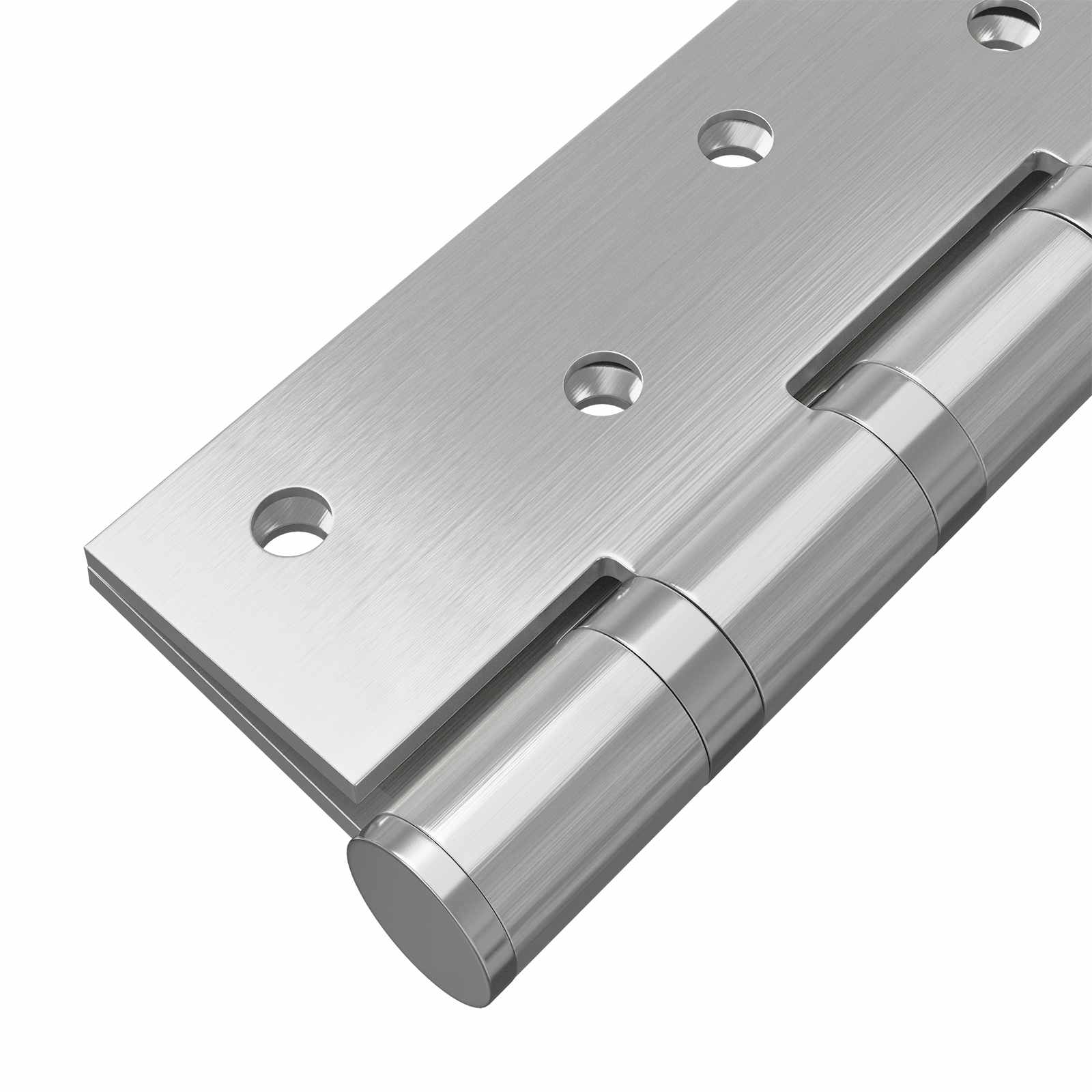 Tečaj 4 kos 125 x 75 x 13 mm Srebrna Jeklo