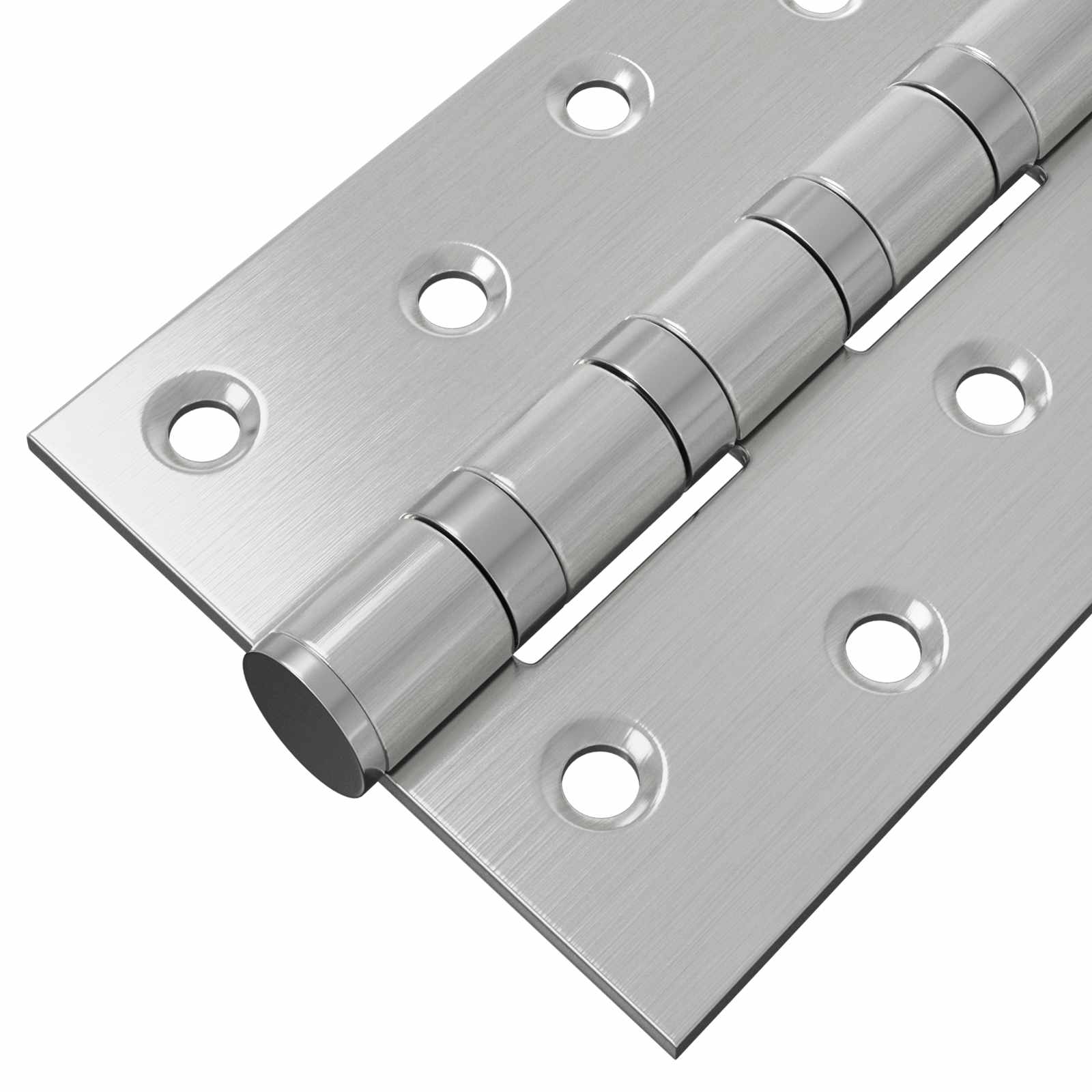 Tečaj 8 kos 100 x 78 x 13 mm Srebrna Jeklo