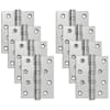 vidaXL Hing 8 tk 100 x 78 x 13 mm H&otilde;bedane Teras