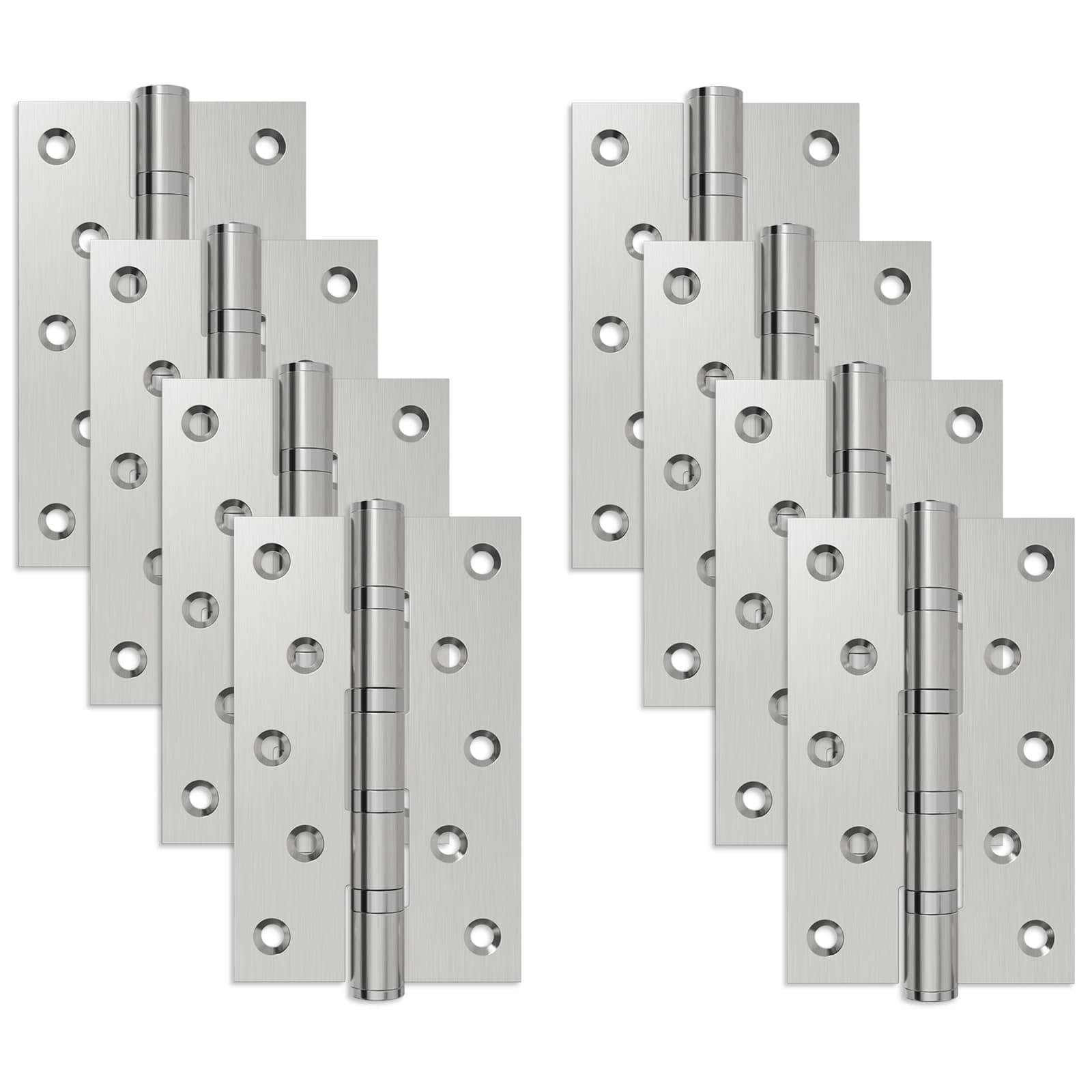 Tečaj 8 kos 125 x 75 x 13 mm Srebrna Jeklo