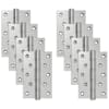 vidaXL Hing 8 tk 130 x 75 x 13 mm H&otilde;bedane Teras
