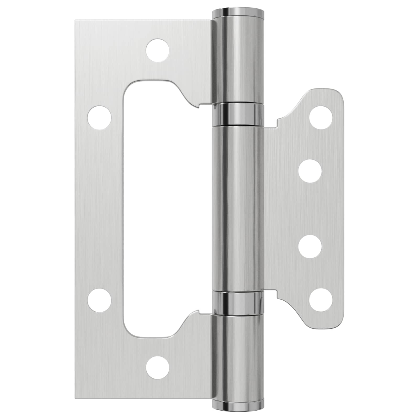 Tečaj 4 kos 100 x 75 x 13 mm Srebrna Jeklo