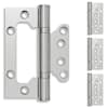 vidaXL Hing 4 tk 100 x 75 x 13 mm H&otilde;bedane Teras