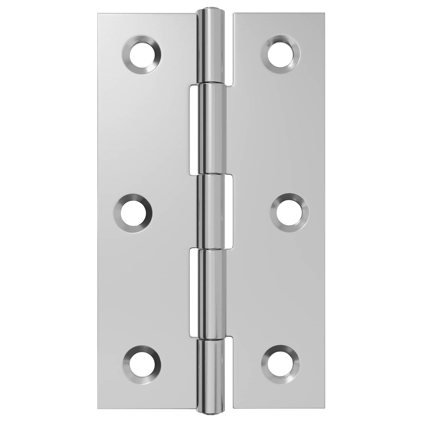 Tečaj 12 kos 66 x 38 x 5 mm Srebrna Jeklo